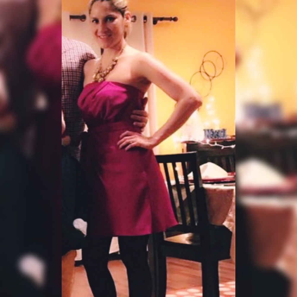 Strapless dress